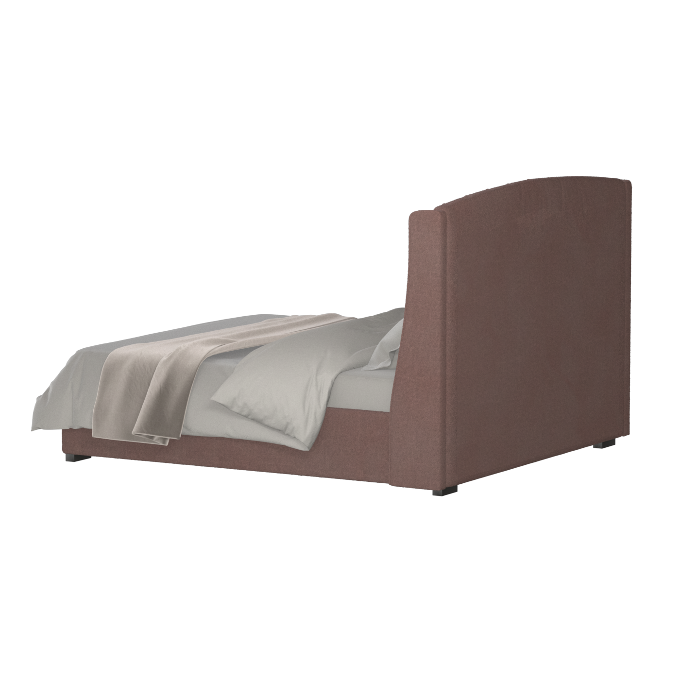 Sophia Upholstered Bed with Buttoned Headboard