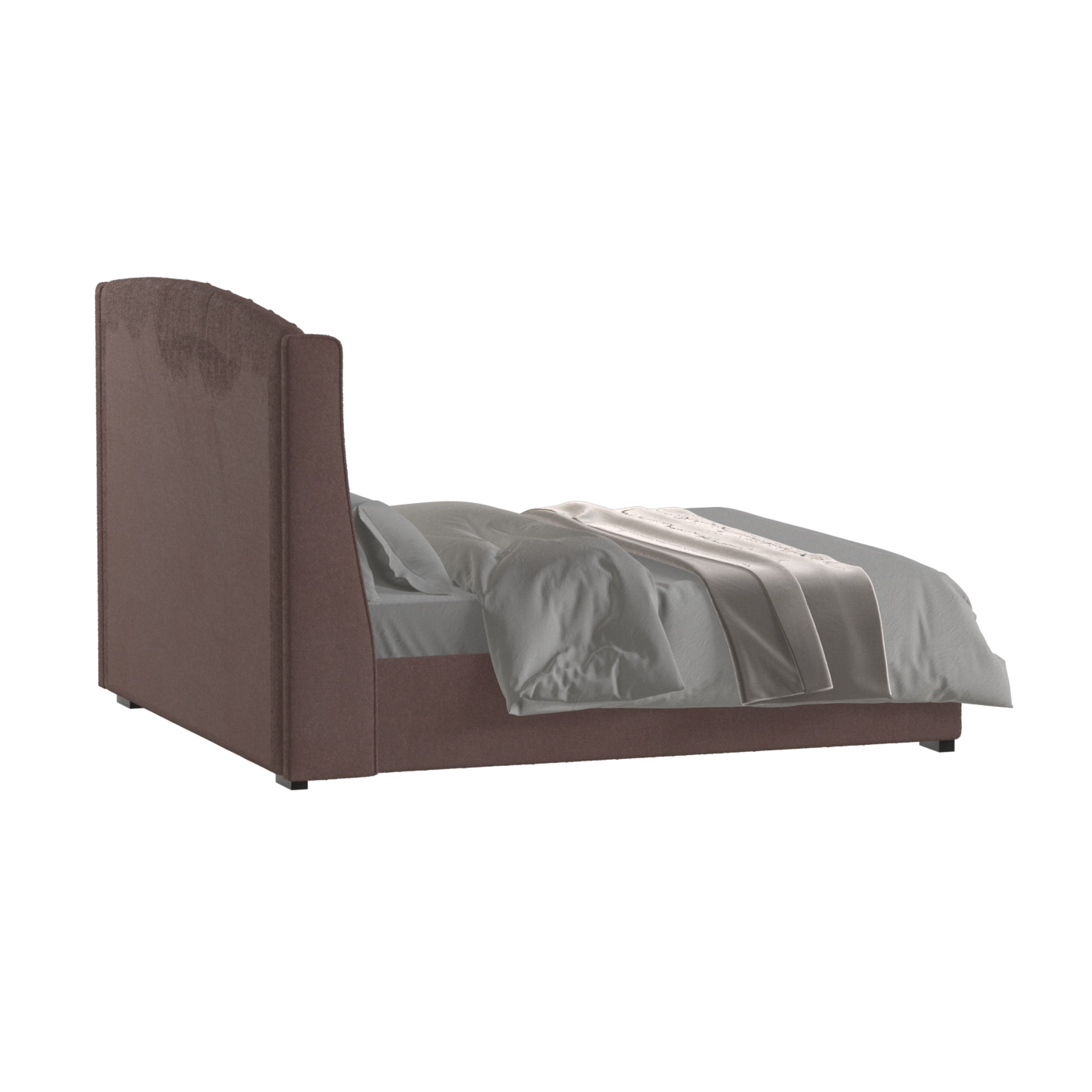 Sophia Upholstered Bed with Buttoned Headboard