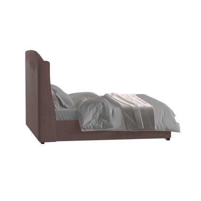 Sophia Upholstered Bed with Buttoned Headboard