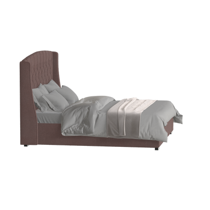 Sophia Upholstered Bed with Buttoned Headboard