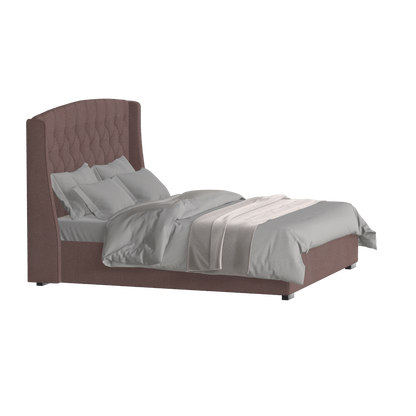 Sophia Upholstered Bed with Buttoned Headboard