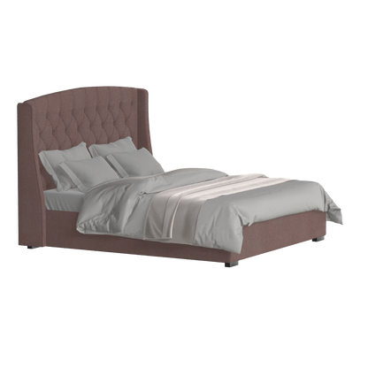 Sophia Upholstered Bed with Buttoned Headboard
