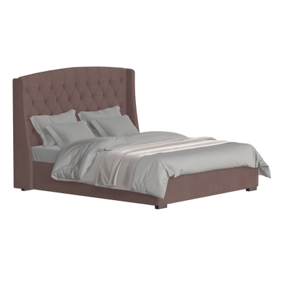 Sophia Upholstered Bed with Buttoned Headboard