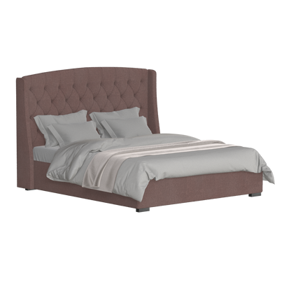 Sophia Upholstered Bed with Buttoned Headboard