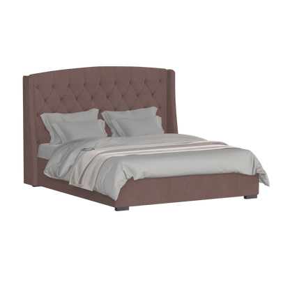 Sophia Upholstered Bed with Buttoned Headboard