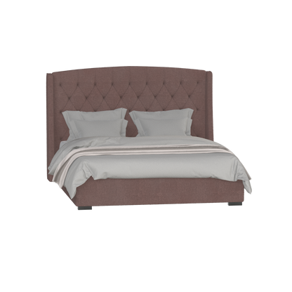 Sophia Upholstered Bed with Buttoned Headboard