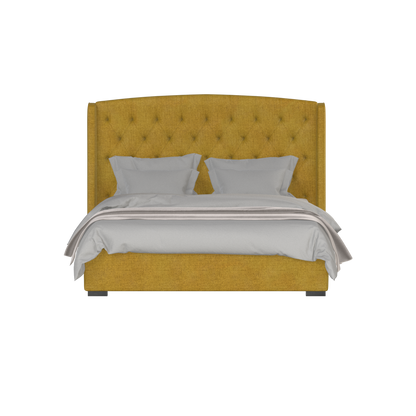 Sophia Upholstered Bed with Buttoned Headboard