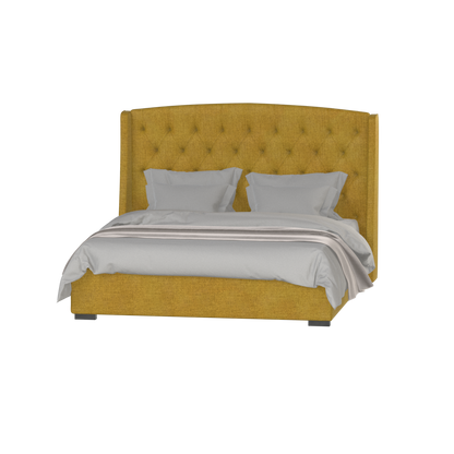 Sophia Upholstered Bed with Buttoned Headboard