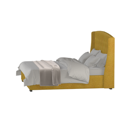 Sophia Upholstered Bed with Buttoned Headboard