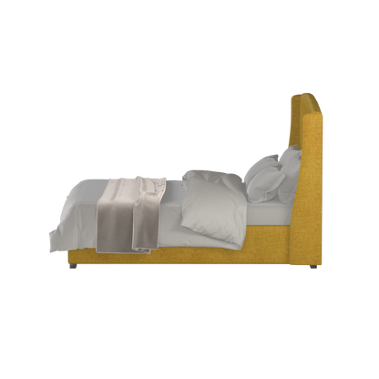 Sophia Upholstered Bed with Buttoned Headboard
