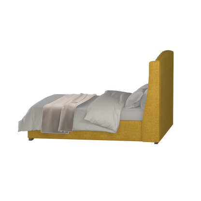 Sophia Upholstered Bed with Buttoned Headboard