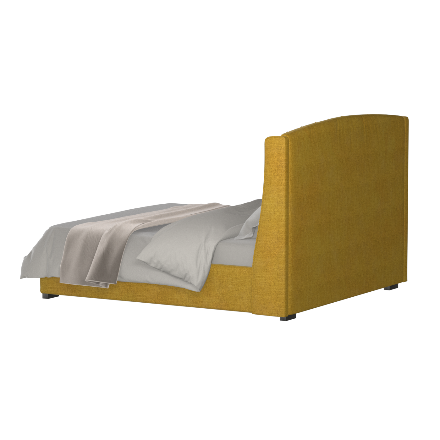 Sophia Upholstered Bed with Buttoned Headboard