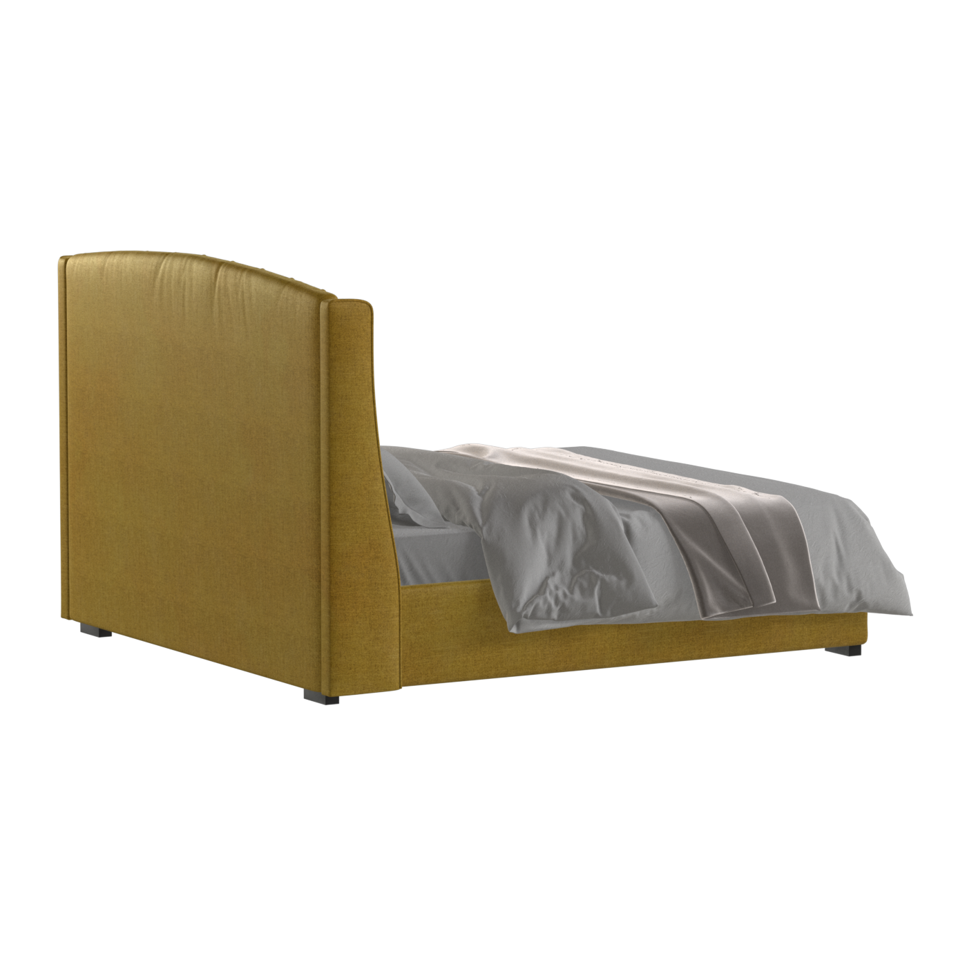 Sophia Upholstered Bed with Buttoned Headboard