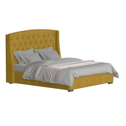 Sophia Upholstered Bed with Buttoned Headboard