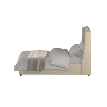 Sophia Upholstered Bed with Buttoned Headboard