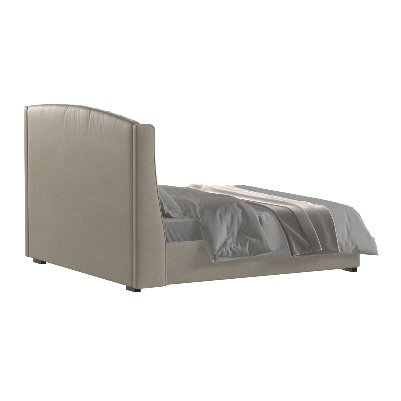 Sophia Upholstered Bed with Buttoned Headboard