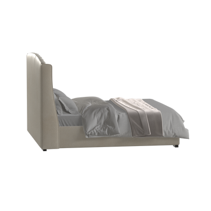Sophia Upholstered Bed with Buttoned Headboard