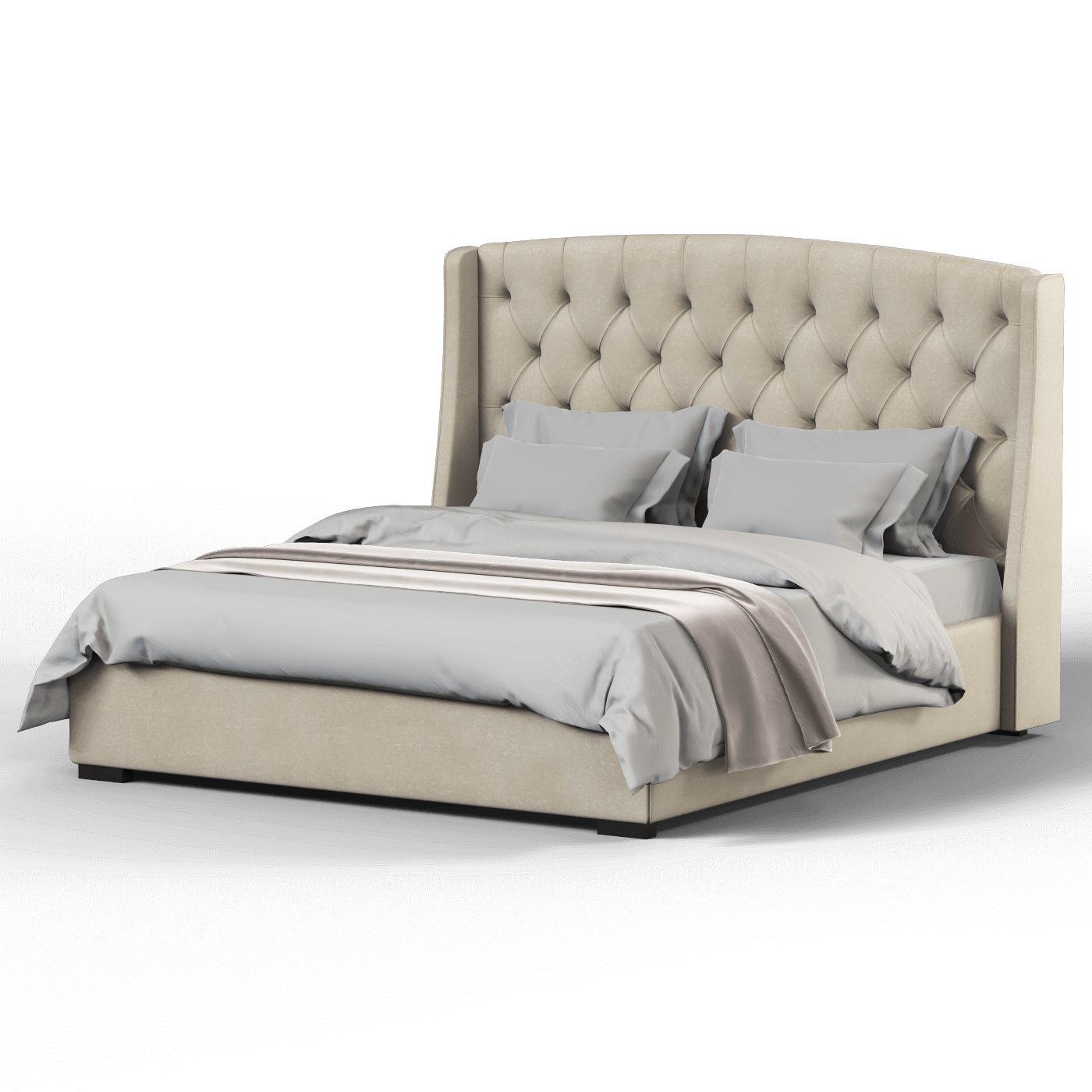 Sophia buttons headboard bed