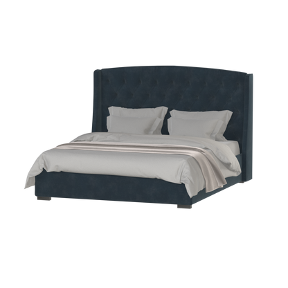 Sophia Upholstered Bed with Buttoned Headboard