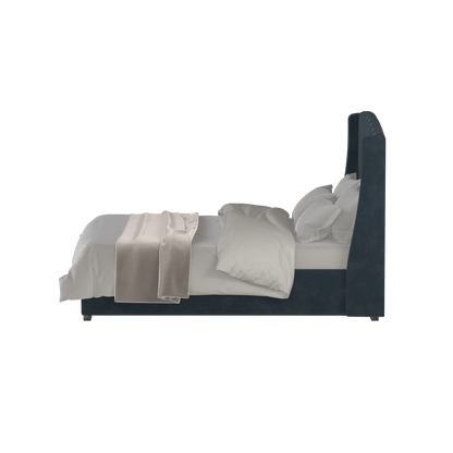 Sophia Upholstered Bed with Buttoned Headboard