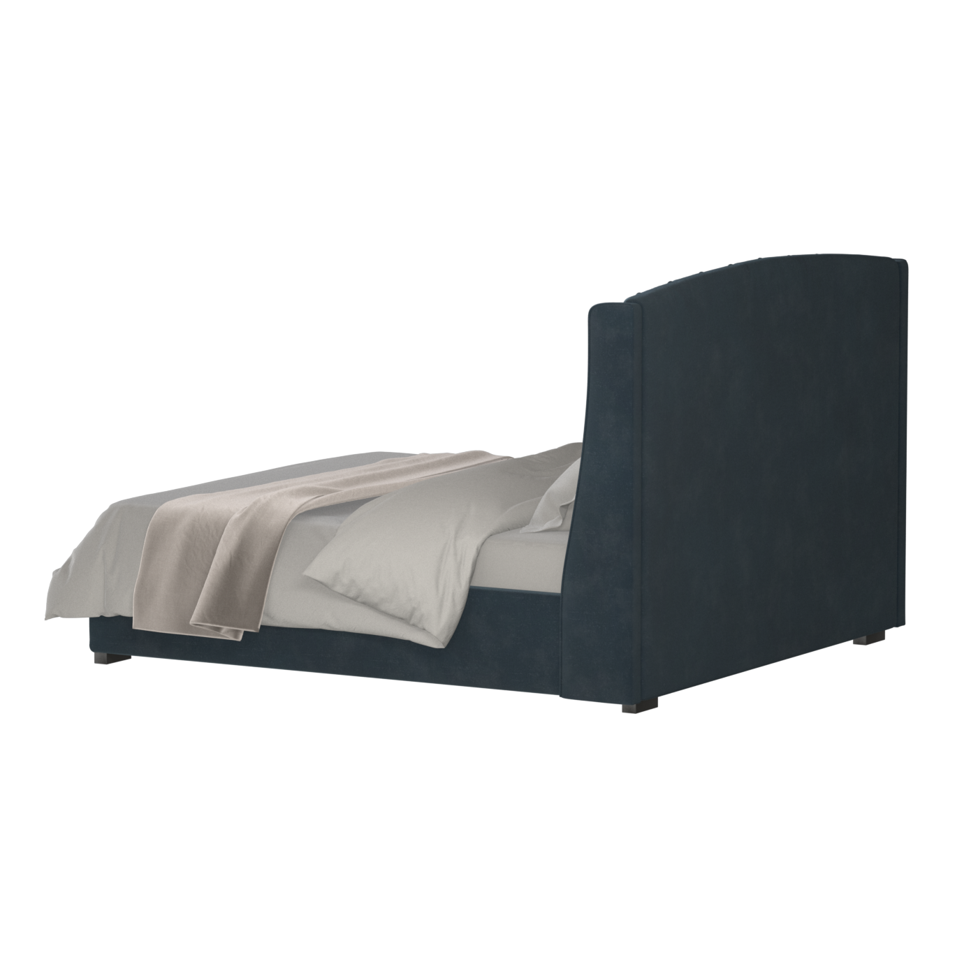 Sophia Upholstered Bed with Buttoned Headboard
