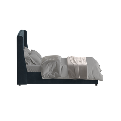Sophia Upholstered Bed with Buttoned Headboard