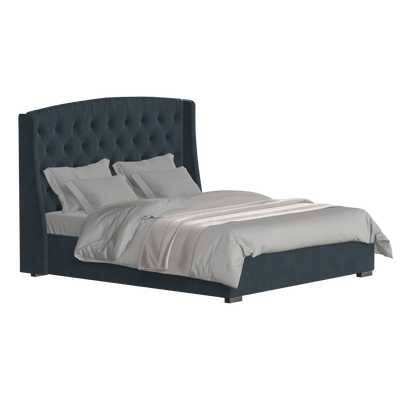 Sophia Upholstered Bed with Buttoned Headboard