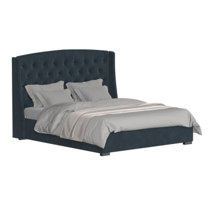 Sophia Upholstered Bed with Buttoned Headboard