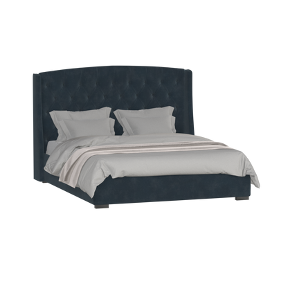 Sophia Upholstered Bed with Buttoned Headboard