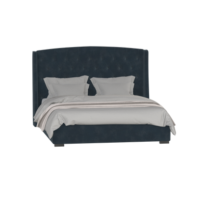 Sophia Upholstered Bed with Buttoned Headboard