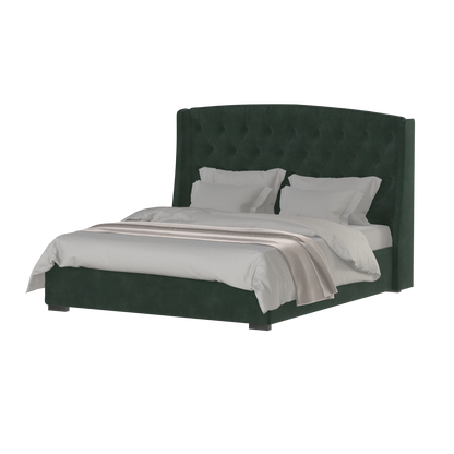 Sophia Upholstered Bed with Buttoned Headboard