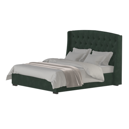 Sophia Upholstered Bed with Buttoned Headboard