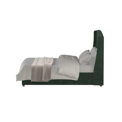 Sophia Upholstered Bed with Buttoned Headboard