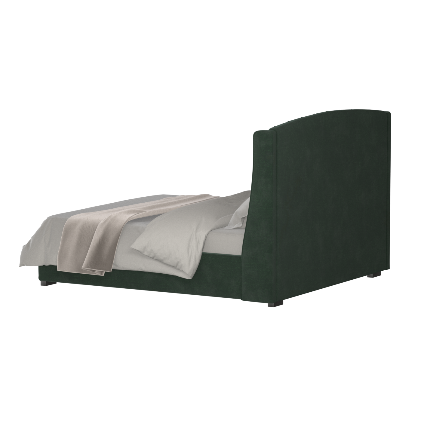 Sophia Upholstered Bed with Buttoned Headboard