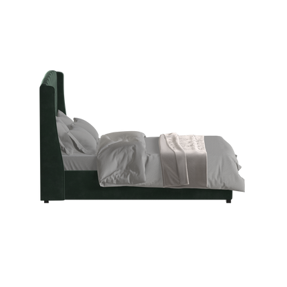 Sophia Upholstered Bed with Buttoned Headboard