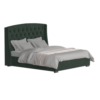 Sophia Upholstered Bed with Buttoned Headboard