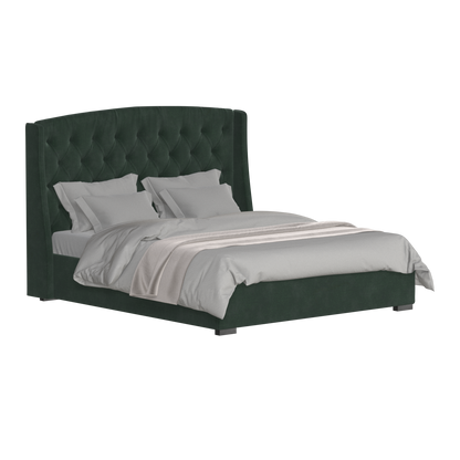 Sophia Upholstered Bed with Buttoned Headboard