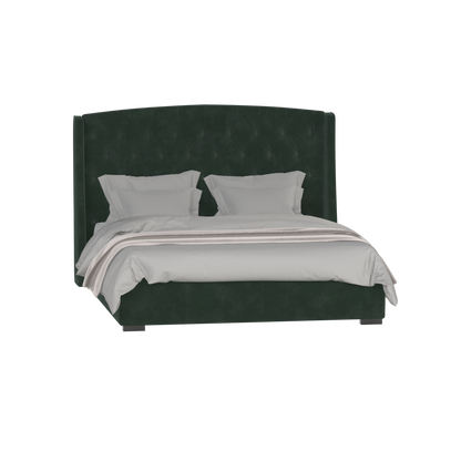 Sophia Upholstered Bed with Buttoned Headboard