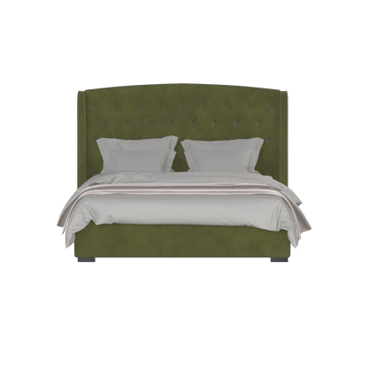 Sophia Upholstered Bed with Buttoned Headboard
