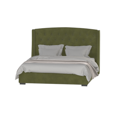 Sophia Upholstered Bed with Buttoned Headboard