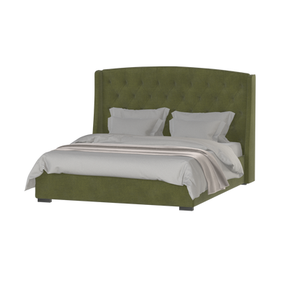 Sophia Upholstered Bed with Buttoned Headboard