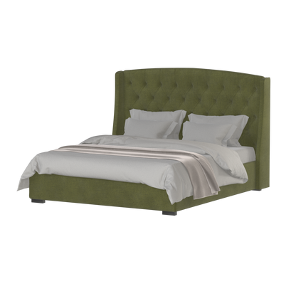 Sophia Upholstered Bed with Buttoned Headboard