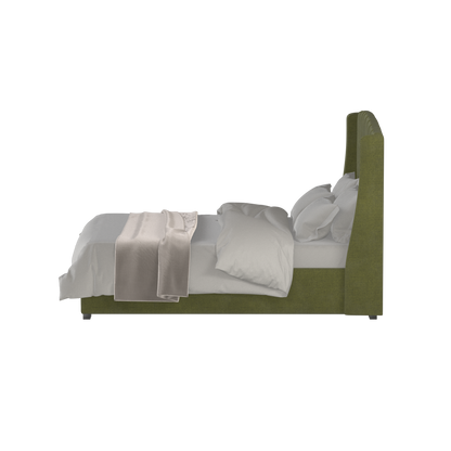 Sophia Upholstered Bed with Buttoned Headboard