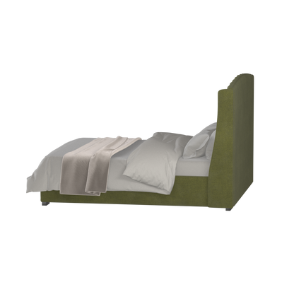 Sophia Upholstered Bed with Buttoned Headboard