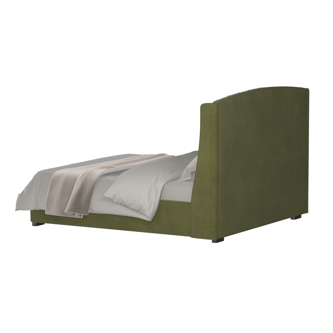 Sophia Upholstered Bed with Buttoned Headboard