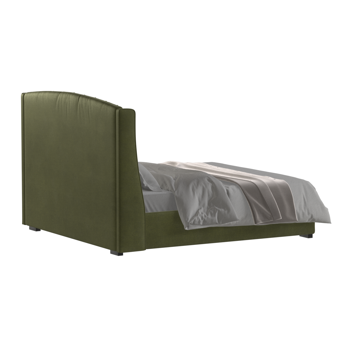 Sophia Upholstered Bed with Buttoned Headboard