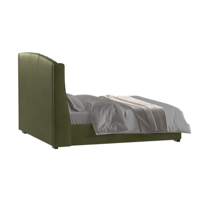Sophia Upholstered Bed with Buttoned Headboard