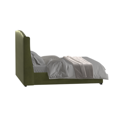 Sophia Upholstered Bed with Buttoned Headboard