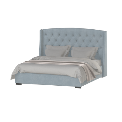 Sophia Upholstered Bed with Buttoned Headboard