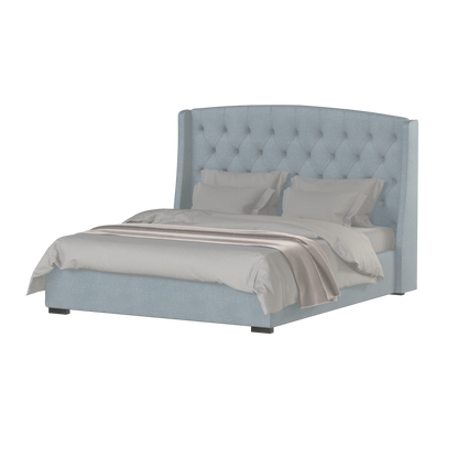 Sophia Upholstered Bed with Buttoned Headboard